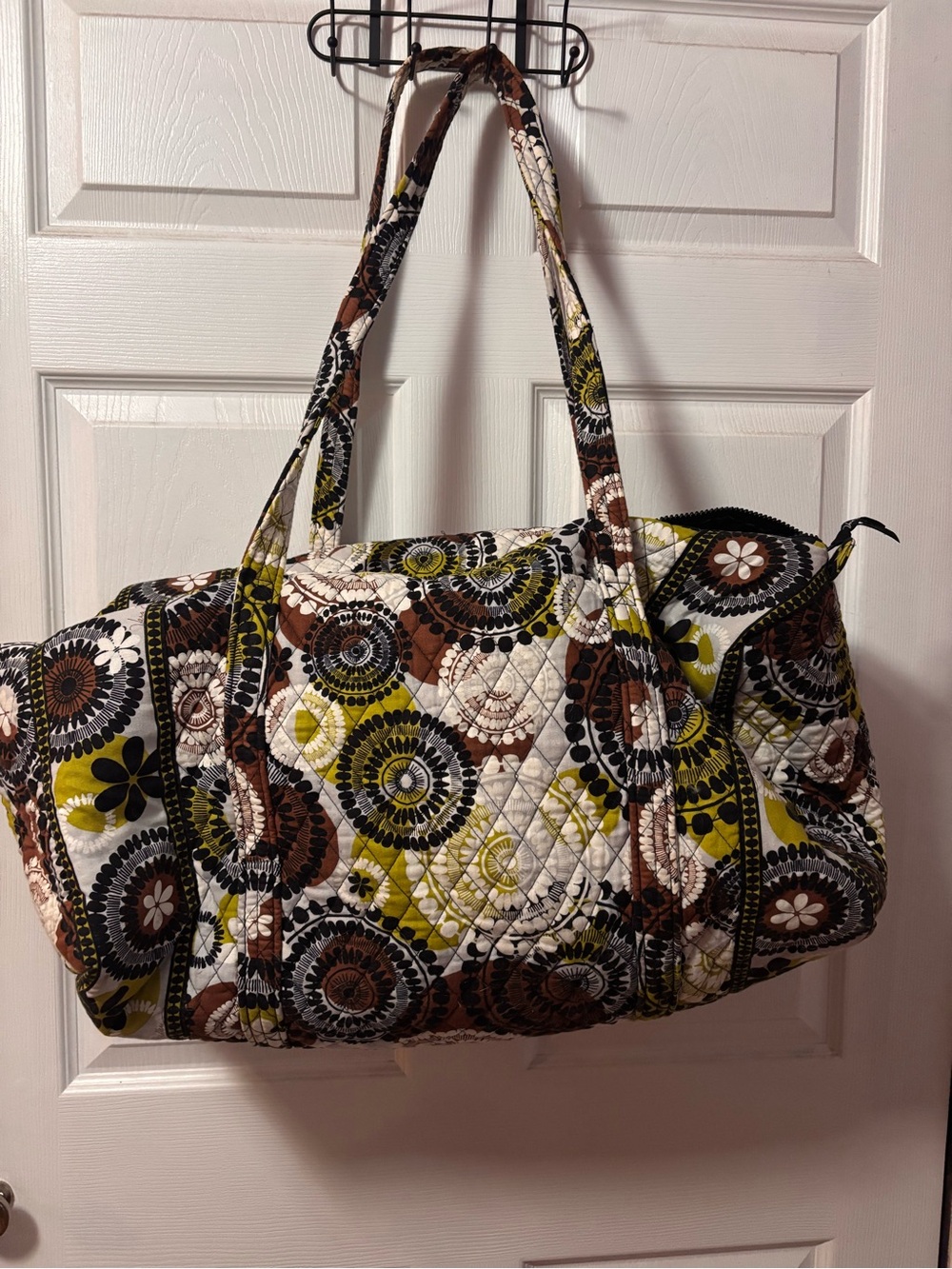 Vera Bradley Quilted Floral Medallion Duffel Bag